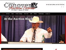 Tablet Screenshot of conoverauction.com